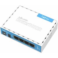 Маршрутизатор: Mikrotik RouterBoard RB941-2nD (hAP lite classic) [2.4 ГГц, 4х Ethernet, 802.11b/ g/ n, MIMO 2х2]