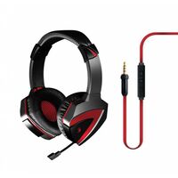 Наушники A4Tech Bloody G500 с микрофоном, 3,5mm, черный/ красный (G500)