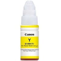 Чернила Canon GI-490 Y для Pixma G1400/ G2400/ G3400, Yellow, 70 мл., (0666C001)