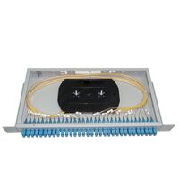 Кросс оптический в стойку 24 порта SC SingleMode в сборе (КОР-24-У-SC-SM)