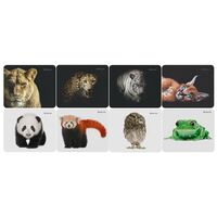 Коврик для мыши Defender Wild Animals 220x180x2 мм, ассорти - 8 видов (50803)