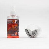 Чистящие средства Konoos KT-200DUO Набор для ЖК-экранов (спрей 200мл +салфетка), с силиконом, двухкомпонентный