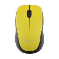 Мышь Gembird MUSW-360-LM беспроводная, желтый, Радио USB,  оптическая (MUSW-360-LM)