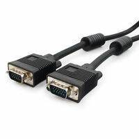Кабель VGA 1.8м Gembird/ Cablexpert черный, тройной экран, феррит. кольца, пакет (CC-PPVGA-6B) Кабель VGA 1.8м Gembird/ Cablexpert черный, тройной экран, феррит. кольца, пакет (CC-PPVGA-6B)