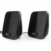 Акустическая система Gembird SPK-100 2.0 6W, mini Jack 3.5 мм, черный (SPK-100)