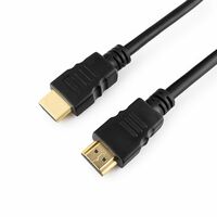 Кабель HDMI 1м Gembird/ Cablexpert v1.4 черный, позол. разъемы, экран, пакет (CC-HDMI4-1M) Кабель HDMI 1м Gembird/ Cablexpert v1.4 черный, позол. разъемы, экран, пакет (CC-HDMI4-1M)