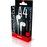 Наушники-вкладыши Smartbuy А4 mini jack 3.5 mm, белый (SBE-012K)
