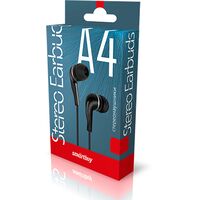 Наушники-вкладыши Smartbuy А4 mini jack 3.5 mm, черный (SBE-011K)