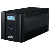 ИБП PowerCom RPT-1025AP LCD 1025 ВА/ 615 Вт, 4*Schuko (Euro), AVR, USB, RJ45/ RJ11 ( Аккумулятор 12 V/ 7,0 Ah*1)