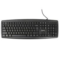 Клавиатура Gembird KB-8351U-BL, проводная, USB, черный (KB-8351U-BL)