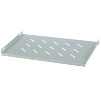 Полка 19" 1U стационарная для шкафа глубиной 450 (Ш470xВ48xГ200мм, нагрузка до 20 кг, серая)