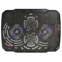 Подставка для ноутбука Buro BU-LCP156-B208 До 15,6", Вентилятор 2x80мм, Черный (BU-LCP156-B208)