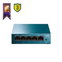 Неуправляемый коммутатор 05 портов: TP-Link LS105G (05 портовХ10/ 100/ 1000 Мбит/ сек) корпус - металл