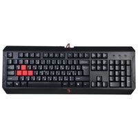 Клавиатура A4Tech Bloody Q100 USB, проводная, мультимедийная, USB, черный  (Q100 USB)