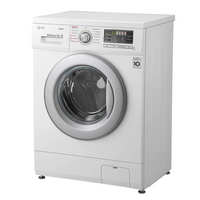 Стиральная машина фронтальная LG F1296HDS1 белый ( стирка - 7 кг, отжим - 1200 об/ мин)