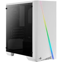 Корпус AeroCool Mini-Tower Cylon Mini White (без БП, 2xUSB2.0, 1xUSB3.0, ) 4718009159266