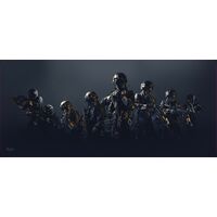 Коврик для мыши Smartbuy RUSH Gear Up игровой, резина+ткань, 900×400×3 мм (SBMP-21G-GU)