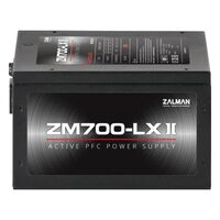 Блок питания 700 Вт Zalman ZM700-LXII (20+4 pin,4*6+2pin, 5*Molex, 6*Sata, 120 мм)