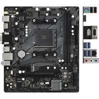 Материнская плата ASRock sAM4: A520M-HVS [AMD A520, 2*DDR4, 1*PCIEx16, 1*PCIEx1, 2*Sata3, 1*M.2, 4 порта*USB3, D-Sub, HDMI, microATX]