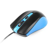 Мышь Smartbuy SBM-352-BK оптическая, проводная, USB, черный/ синий (SBM-352-BK)