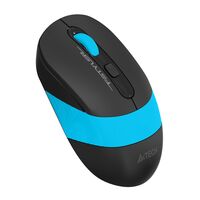 Мышь A4Tech Fstyler FG10 оптическая, беспроводная, USB, офисная, черный/ синий (FG10 BLUE)