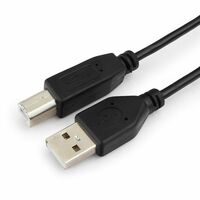 Кабель для принтера USB-A 2.0 - USB-B 1,8м, Гарнизон , черный (GCC-USB2-AMBM-1.8M) пакет. Кабель для принтера USB-A 2.0 - USB-B 1,8м, Гарнизон , черный (GCC-USB2-AMBM-1.8M) пакет.