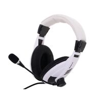 Наушники полноразмерные Defender Gryphon HN-750 с микрофоном, игровые, 2 x mini jack 3.5 mm, белый (63747)