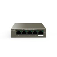 Неуправляемый POE-коммутатор 05 портов: Tenda TEF1105P-4-63W (5x10/ 100Мбит/ с;4xPOE ; PoE‑бюджет 58 Вт) корпус - металл Неуправляемый POE-коммутатор 05 портов: Tenda TEF1105P-4-63W (5x10/ 100Мбит/ с;4xPOE ; PoE‑бюджет 58 Вт) корпус - металл