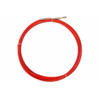 Протяжка кабельная (мини УЗК в бухте), стеклопруток, d=3,5мм, 15м, красная Rexant (47-1015)