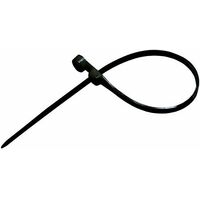 Хомут (стяжка) под винт нейлоновый 3.6 х 150 мм 100 шт черный Rexant (07-0155)