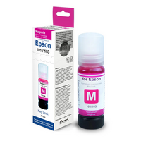 Чернила EPSON серия L, Key Lock, L1110/ L3100/ L3101/ L3110/ L3150/ L3151/ L3156/ L3160/ L4150/ L5190/ L6160 Magenta, Dye, 70 мл. Revcol (аналог 6137)