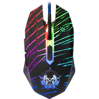 Мышь Defender Dark Agent GM-590L оптическая, проводная, USB, игровая, с подсветкой, черный (52590)