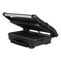 Электрогриль BQ GR1002 черный (1800 Вт; антипригарное; управление: механическое)