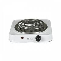 Плита настольная электрическая Blackton HP101W белый (1000 Вт, количество конфорок - 1, механическое)