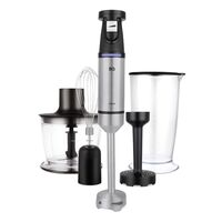 Блендер погружной BQ HB1230SS черный/ серебристый (1500 Вт, скоростей - 2)