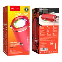 Портативная колонка  HOCO HC2 красный, BT, USB, FM приемник, (6931474738691)