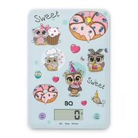 Весы кухонные электроные BQ KS1001 рисунок (точность измерения: 1 г, предел взвешивания: 5 кг)