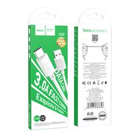 Кабель USB HOCO X88a Gratified (Type-C, 1м, пластик, Белый)