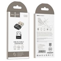 Адаптер HOCO UA6 (USB to Type-C, Черный)