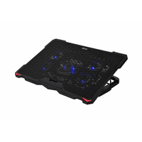 Подставка для ноутбука Digma D-NCP180-5 До 18", Вентилятор 5x150мм, Черный (D-NCP180-5)