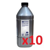 Тонер HP 1100 1кг. фл. Silver ATM Handan HG-220 (5L/  Canon LBP 800/  810/ HP1000/ 1200) Упаковка 10шт.