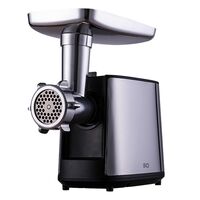 Мясорубка BQ MG1000 черный (2100 Вт; скоростей - 1; насадки: для колбас/ кеббе; 2.4 кг/ мин)