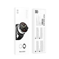 Умные часы HOCO Y14. 360x360, 200 mAh. Черный (поддержка звонков)