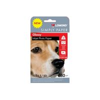 Фотобумага Lomond, А6 (10*15), 180 гр/ м2, 50л, Simply Papers, глянцевая, односторонняя, (0102168) для струйной печати