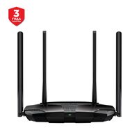 Роутер MERCUSYS MR80X Wi-Fi 6 ( 2.4 ГГц 574 Мбит/ с, 5 ГГц 2402 Мбит/ с, 3х1Гбит/ с) MR80X
