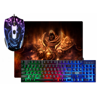 Комплект (клавиатура + мышь + коврик) Defender Aura MKP-117