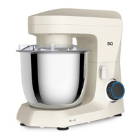 Миксер планетарный BQ MX342 бежевый (1600 Вт; скоростей - 10; обьем - 4.5 л; насадок - 3)