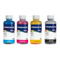 Комплект чернил Canon B/ C/ M/ Y, 4 банки*100мл, InkTec (PG-510/ CL-511)