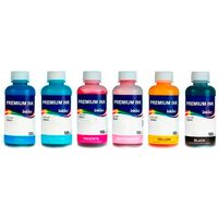 Комплект чернил Epson B/ C/ M/ Y/ LC/ LM 6 банок*100мл, InkTec (L800/ L1800)