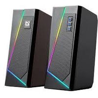 Колонки 2.0  Defender Solar 3 10W, черный, miniJack 3.5, Пластик (65103)